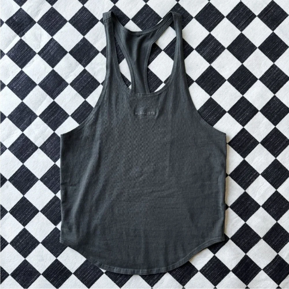 Alphalete Heavy Cotton Core Stringer - L - Picture 1 of 2